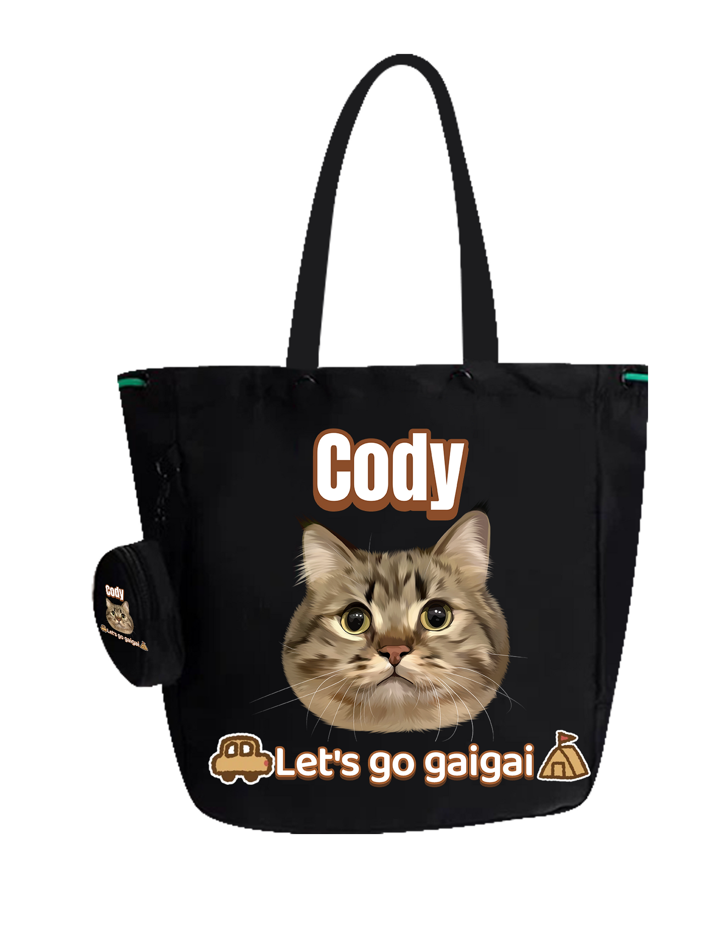 Customized Nylon Pet Tote Bag
