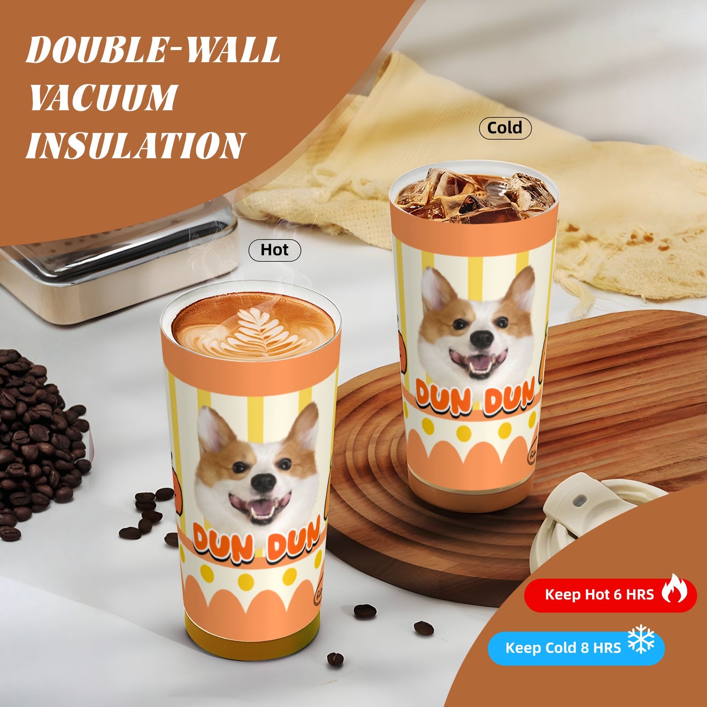 500ml Customized Stainless Coffee Cup