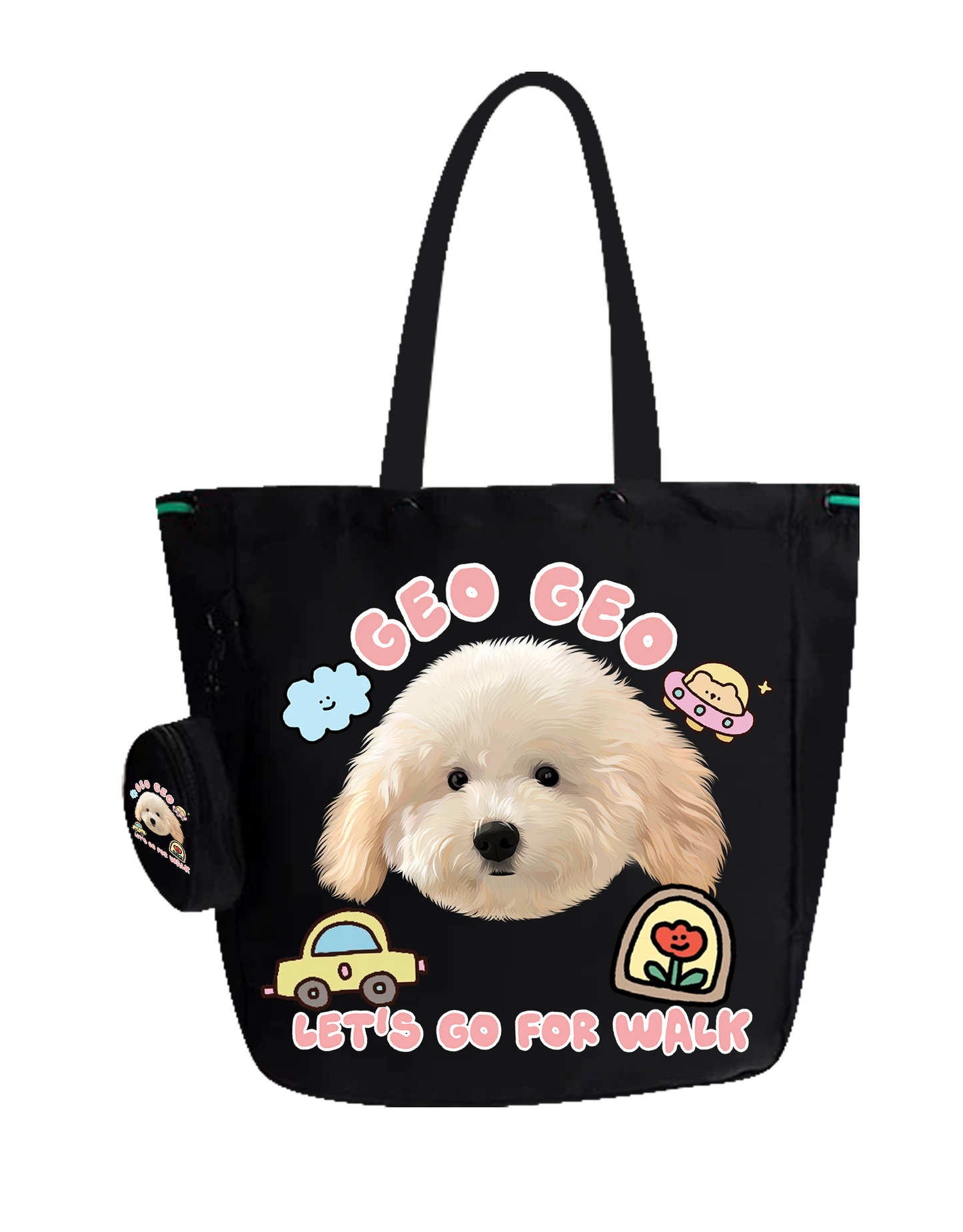 Customized Nylon Pet Tote Bag