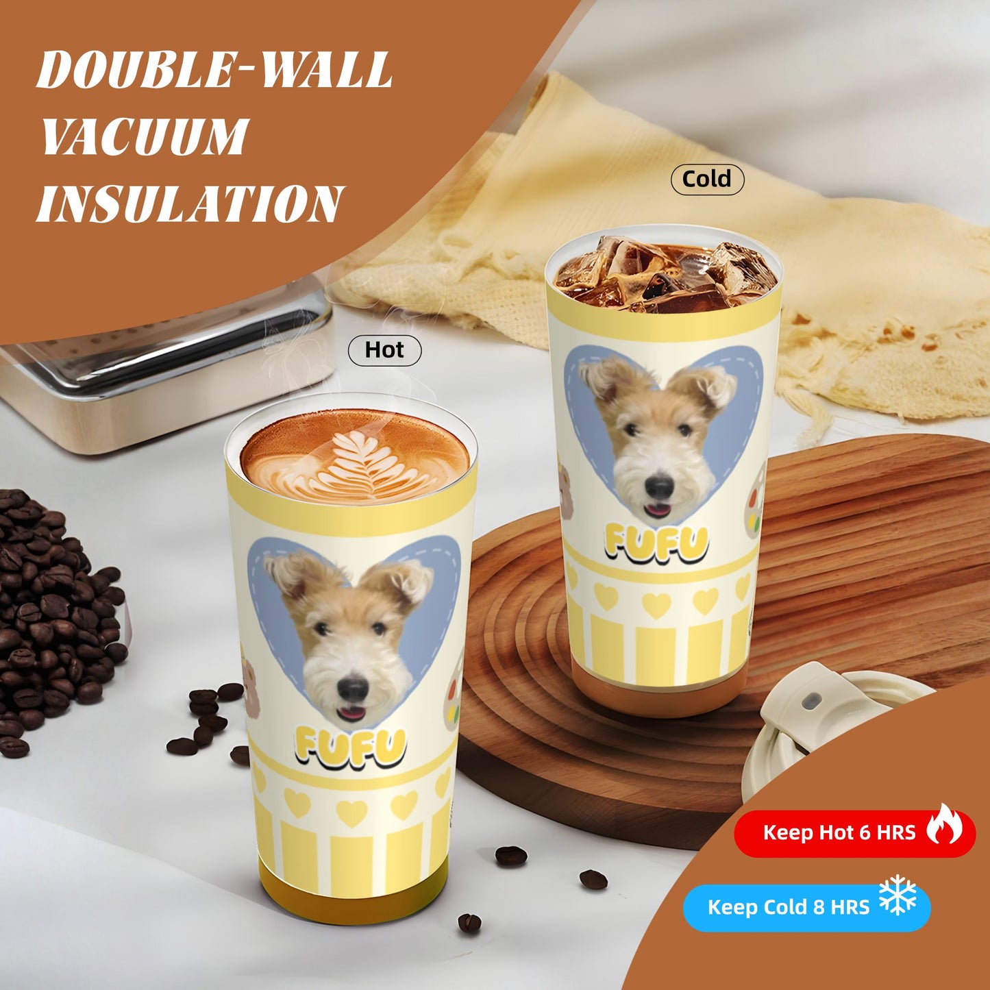 500ml Customized Stainless Coffee Cup