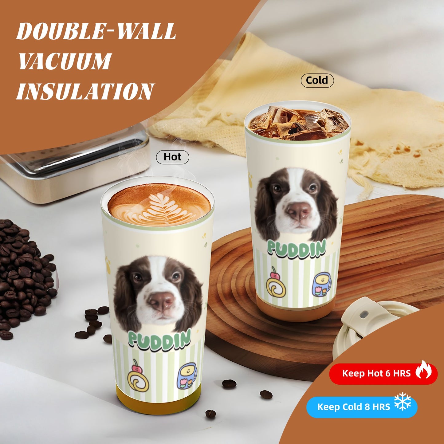 500ml Customized Stainless Coffee Cup