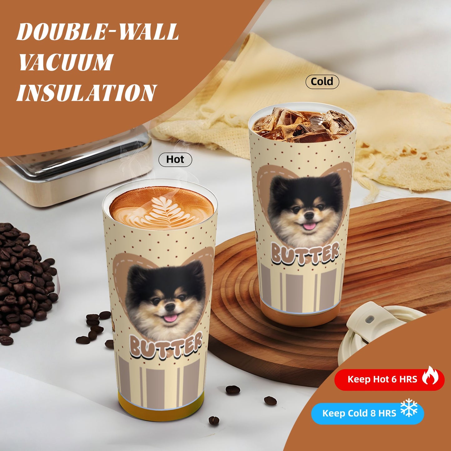 500ml Customized Stainless Coffee Cup