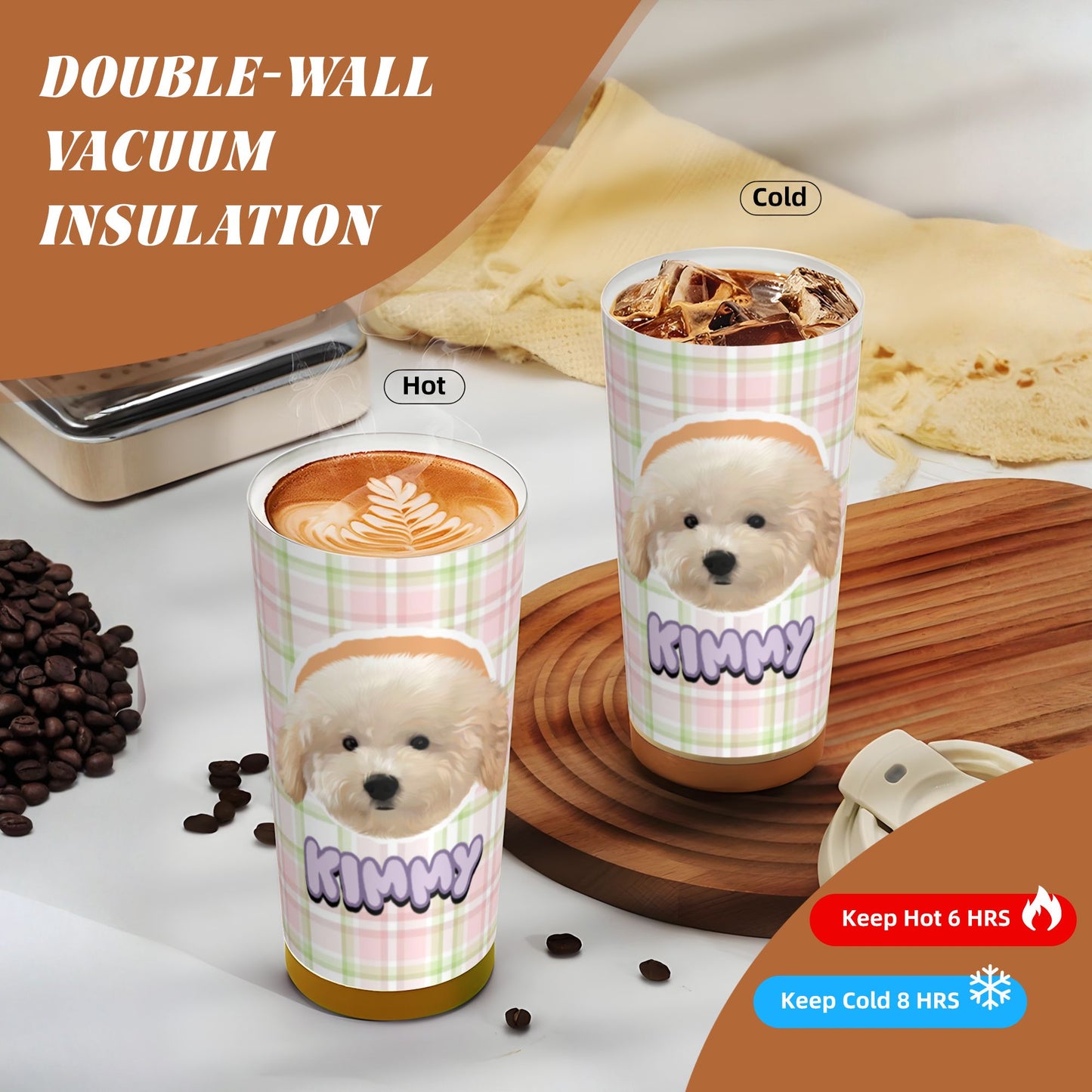 500ml Customized Stainless Coffee Cup