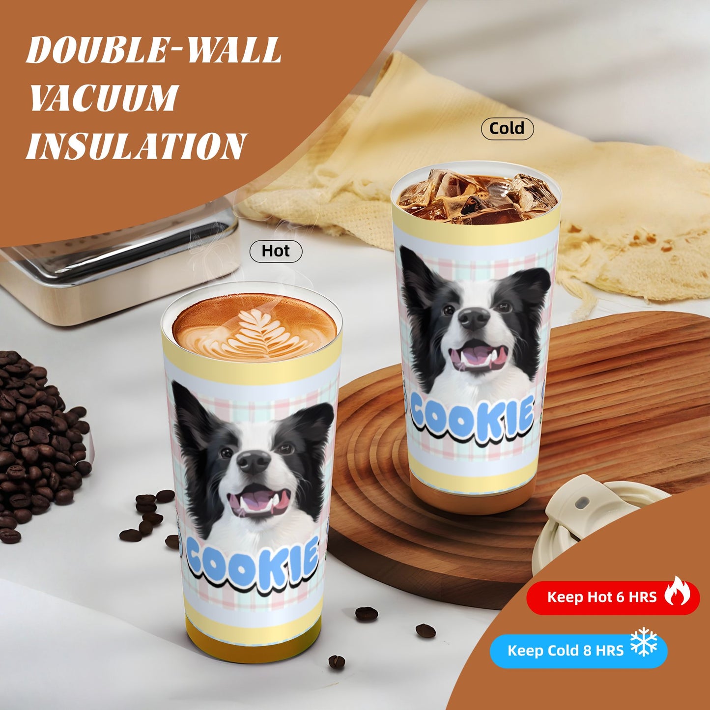 500ml Customized Stainless Coffee Cup