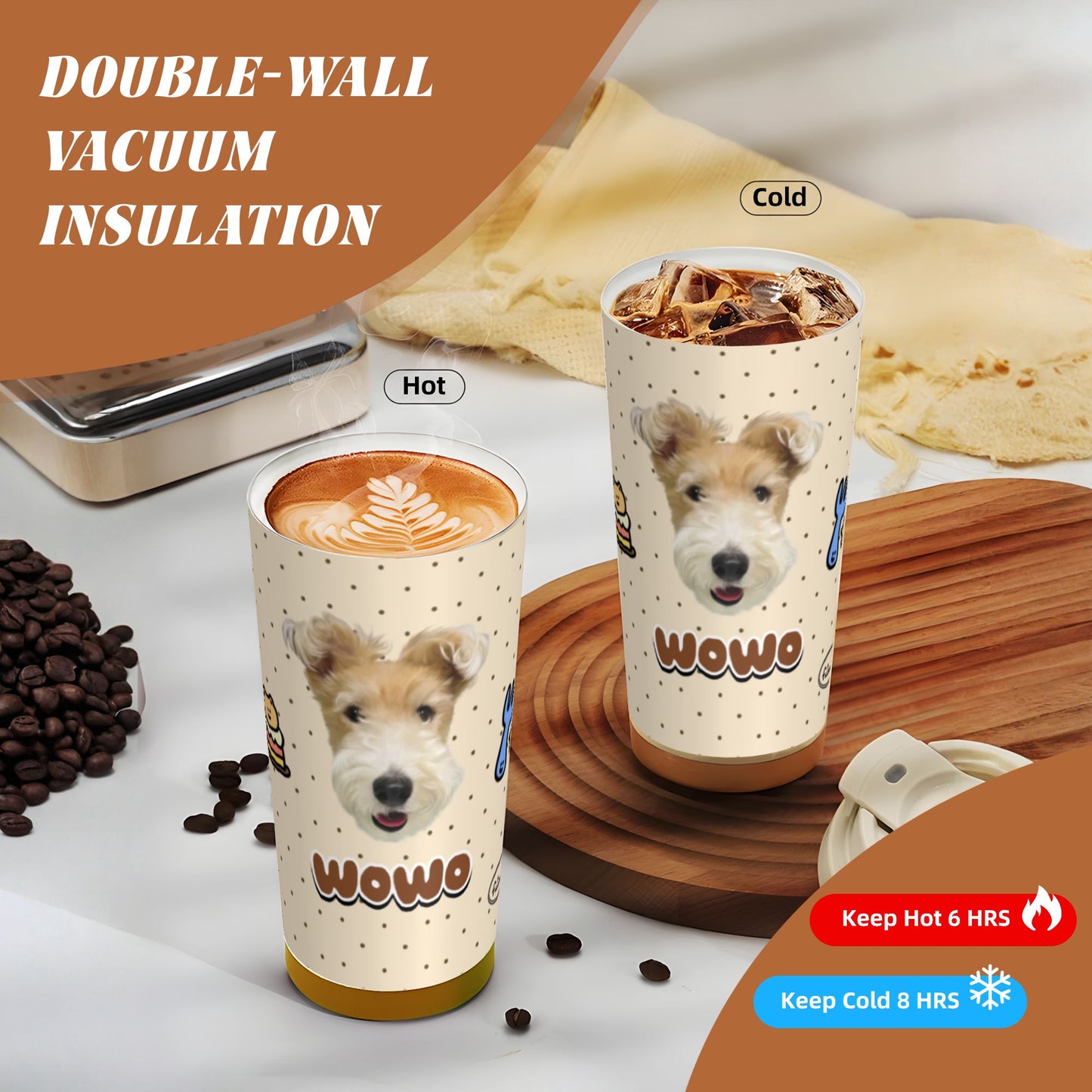 500ml Customized Stainless Coffee Cup