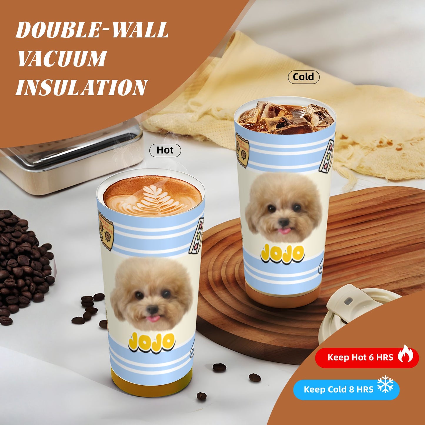 500ml Customized Stainless Coffee Cup