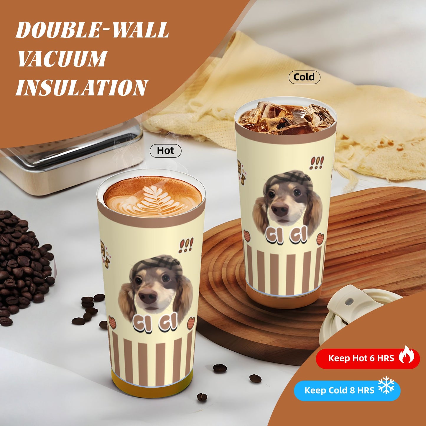 500ml Customized Stainless Coffee Cup