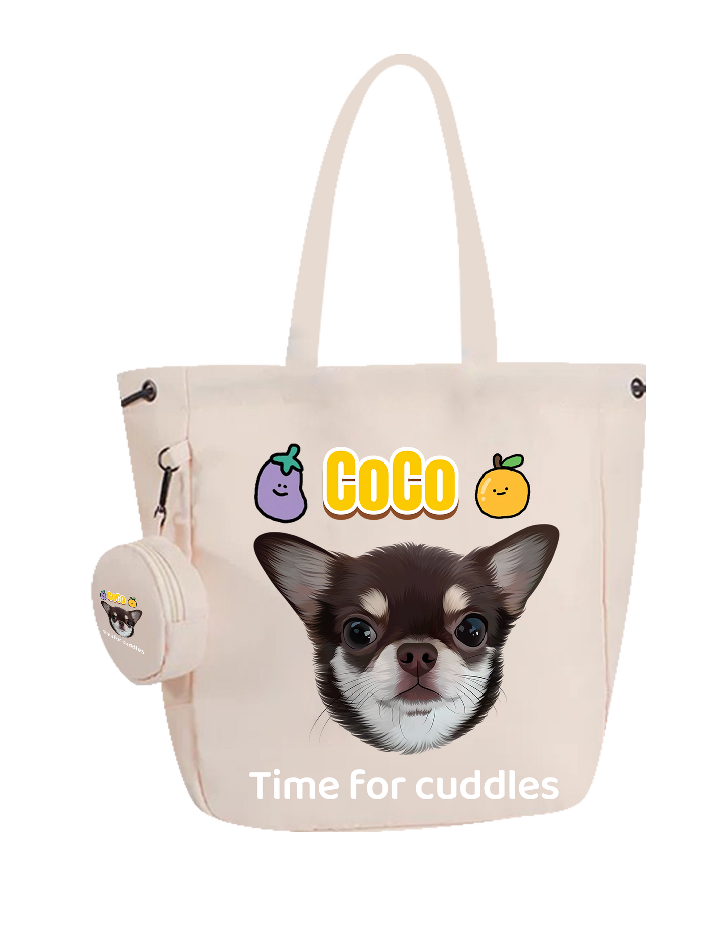 Customized Nylon Pet Tote Bag