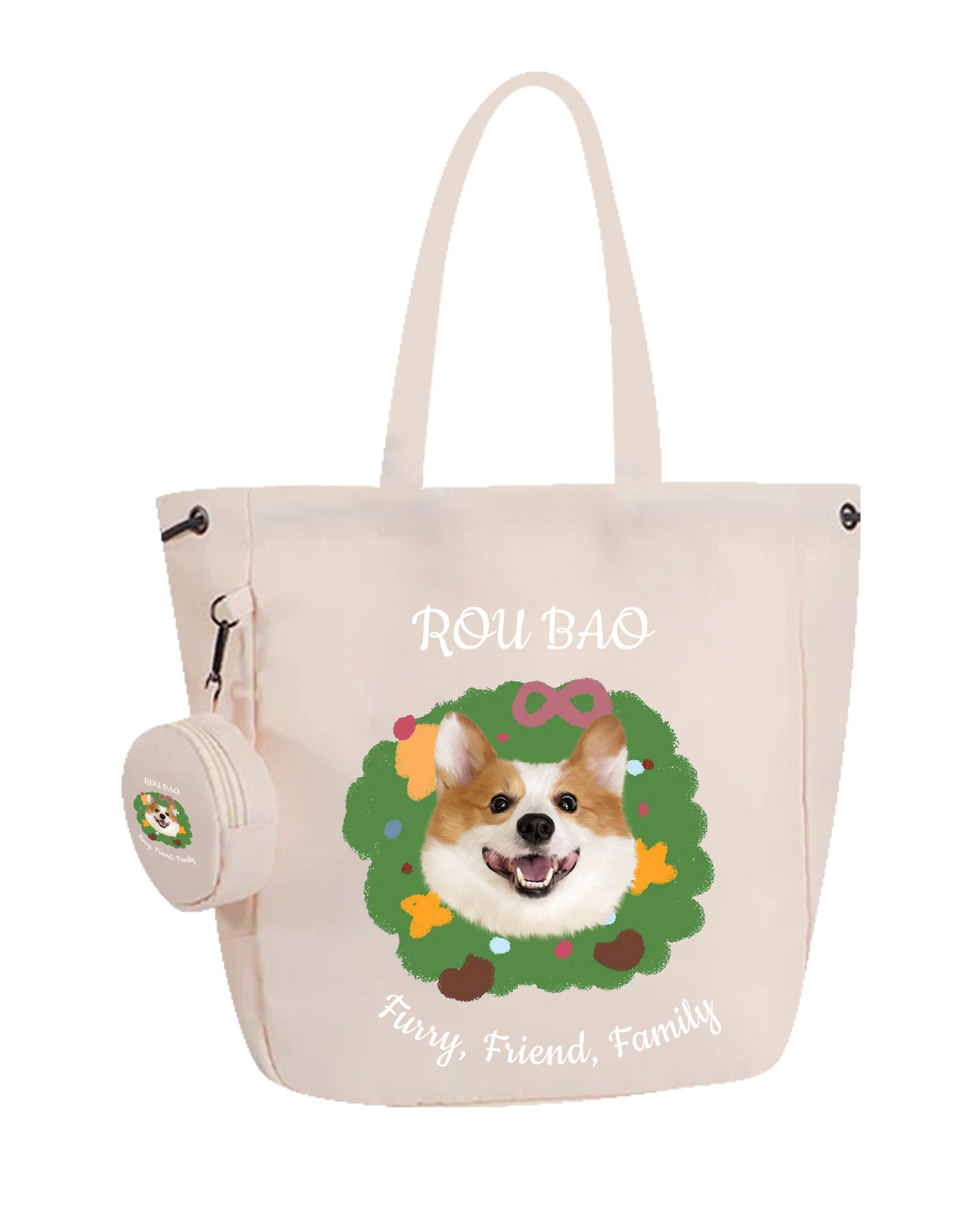 Customized Nylon Pet Tote Bag