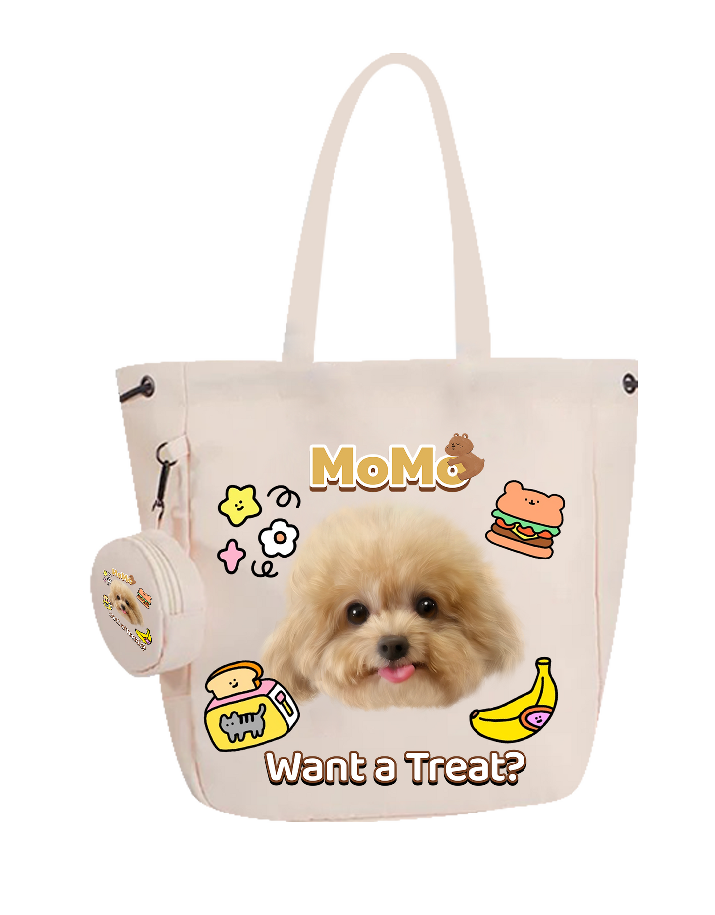 Customized Nylon Pet Tote Bag