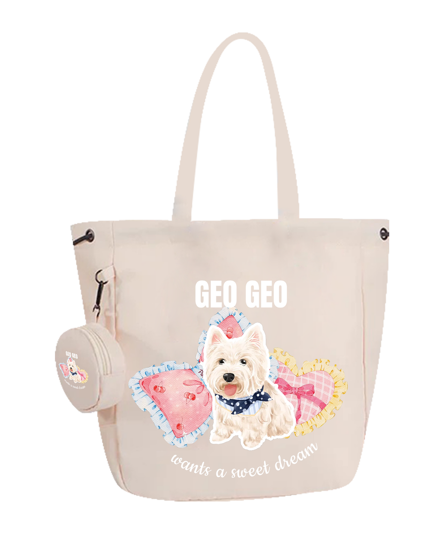 Customized Nylon Pet Tote Bag