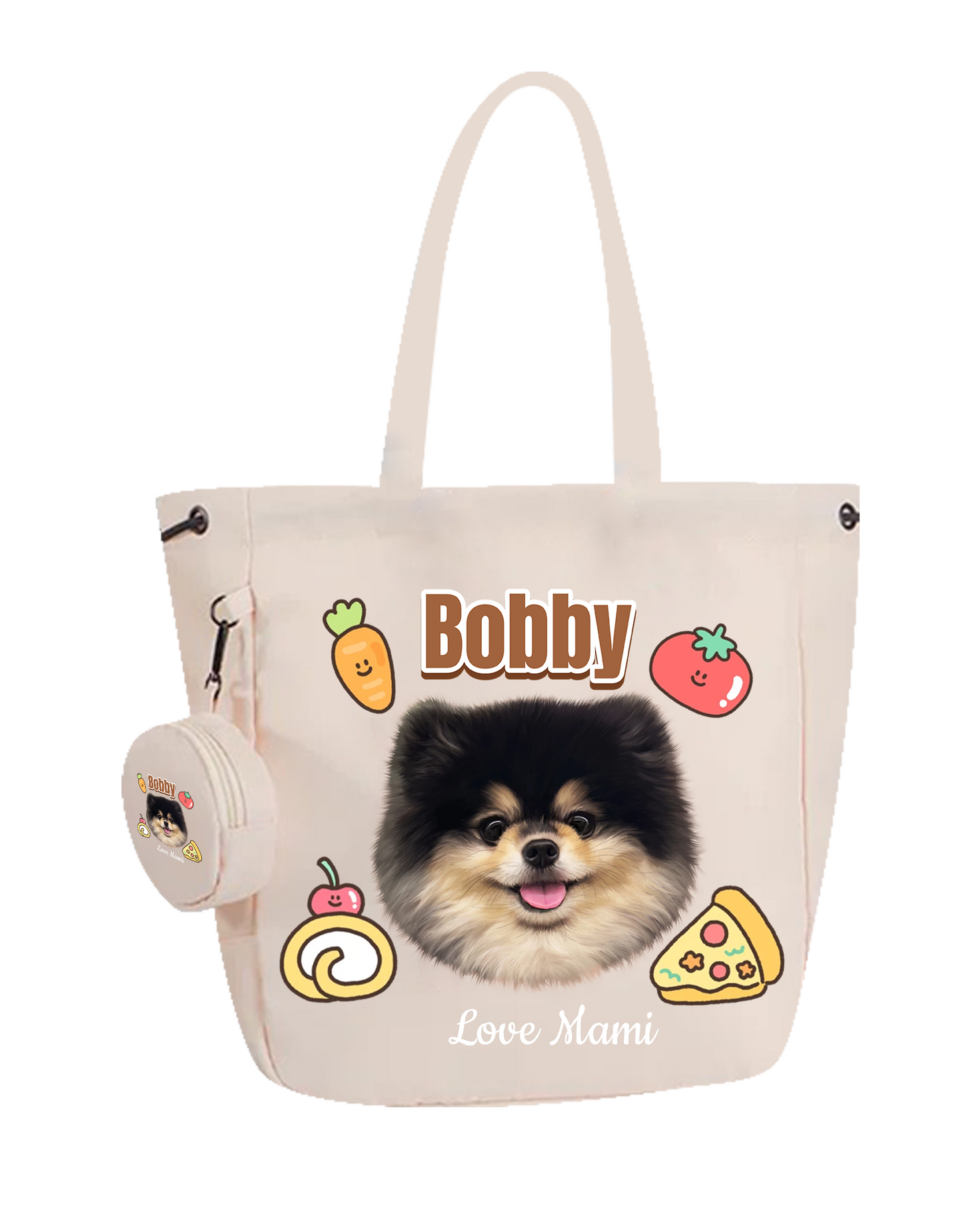 Customized Nylon Pet Tote Bag