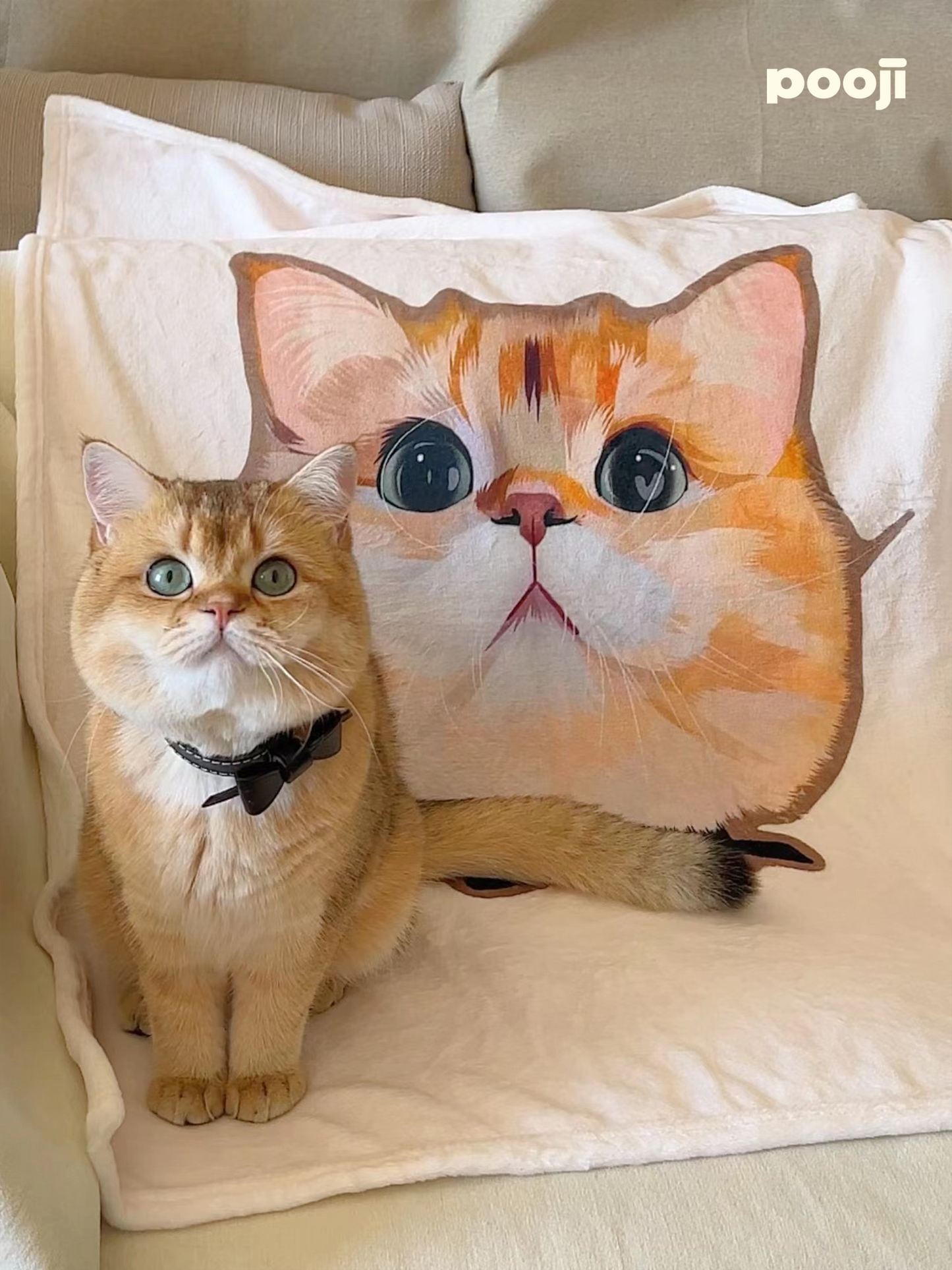 Pooji - Custom Pet Printed Blanket