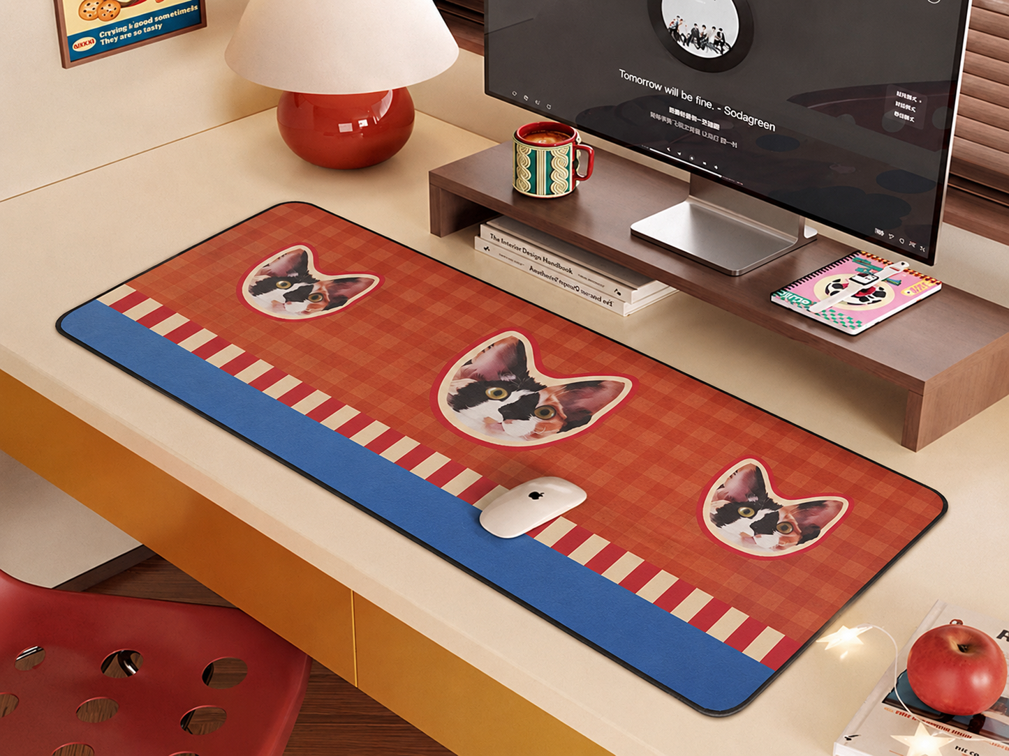 Pooji - Custom Pet Desk Mat Mouse Mat
