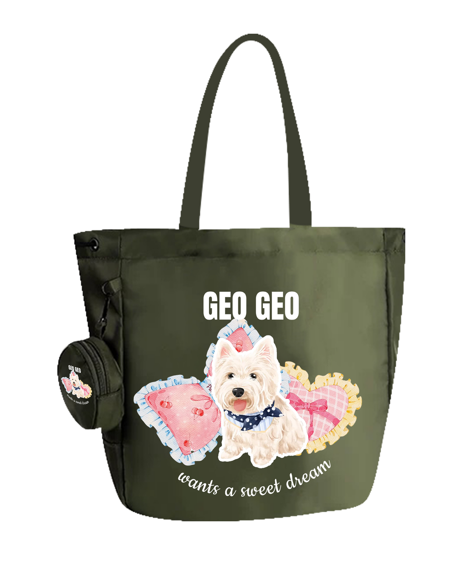 Customized Nylon Pet Tote Bag