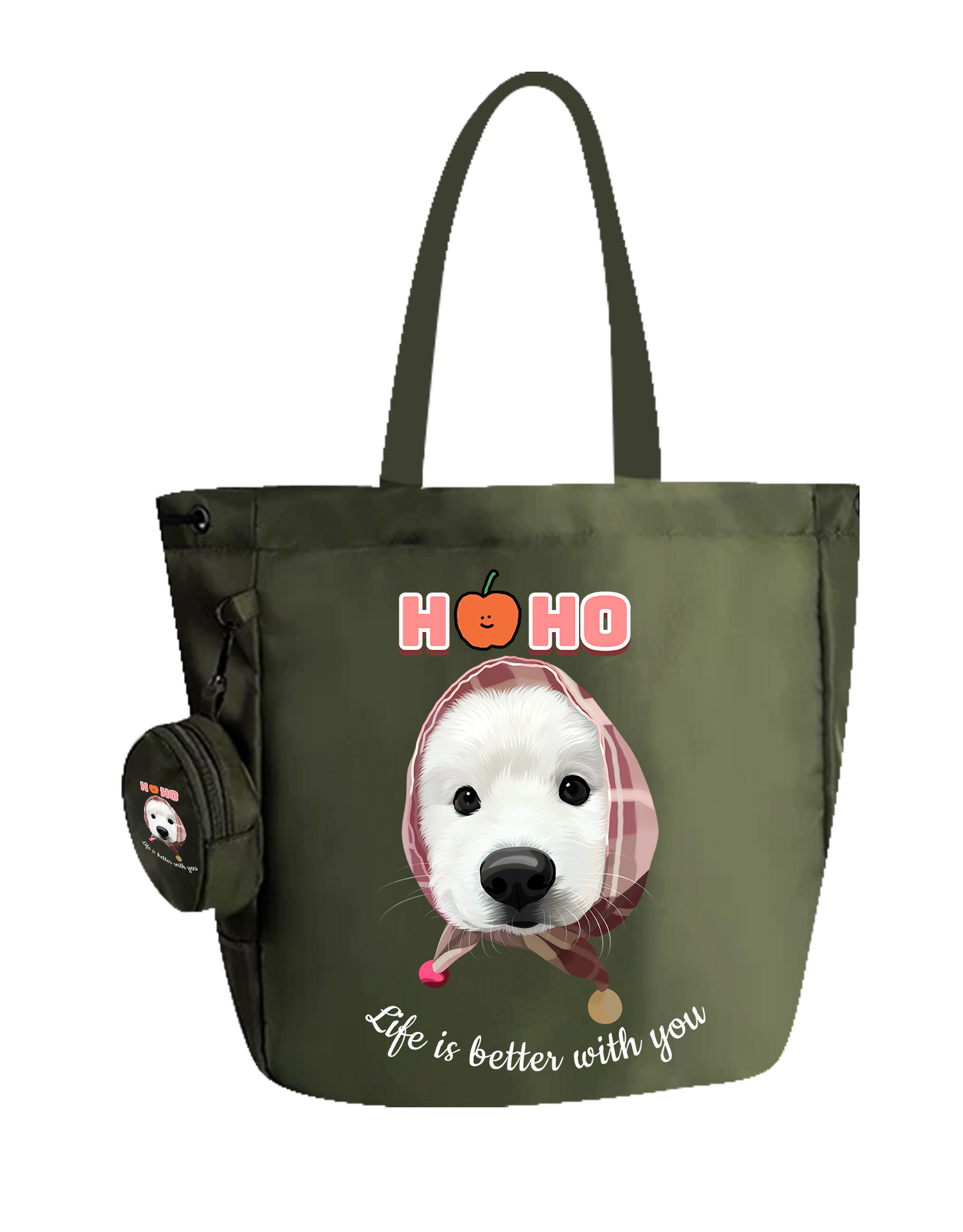 Customized Nylon Pet Tote Bag