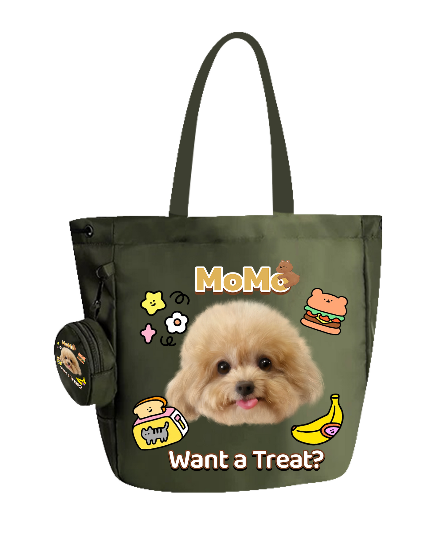 Customized Nylon Pet Tote Bag
