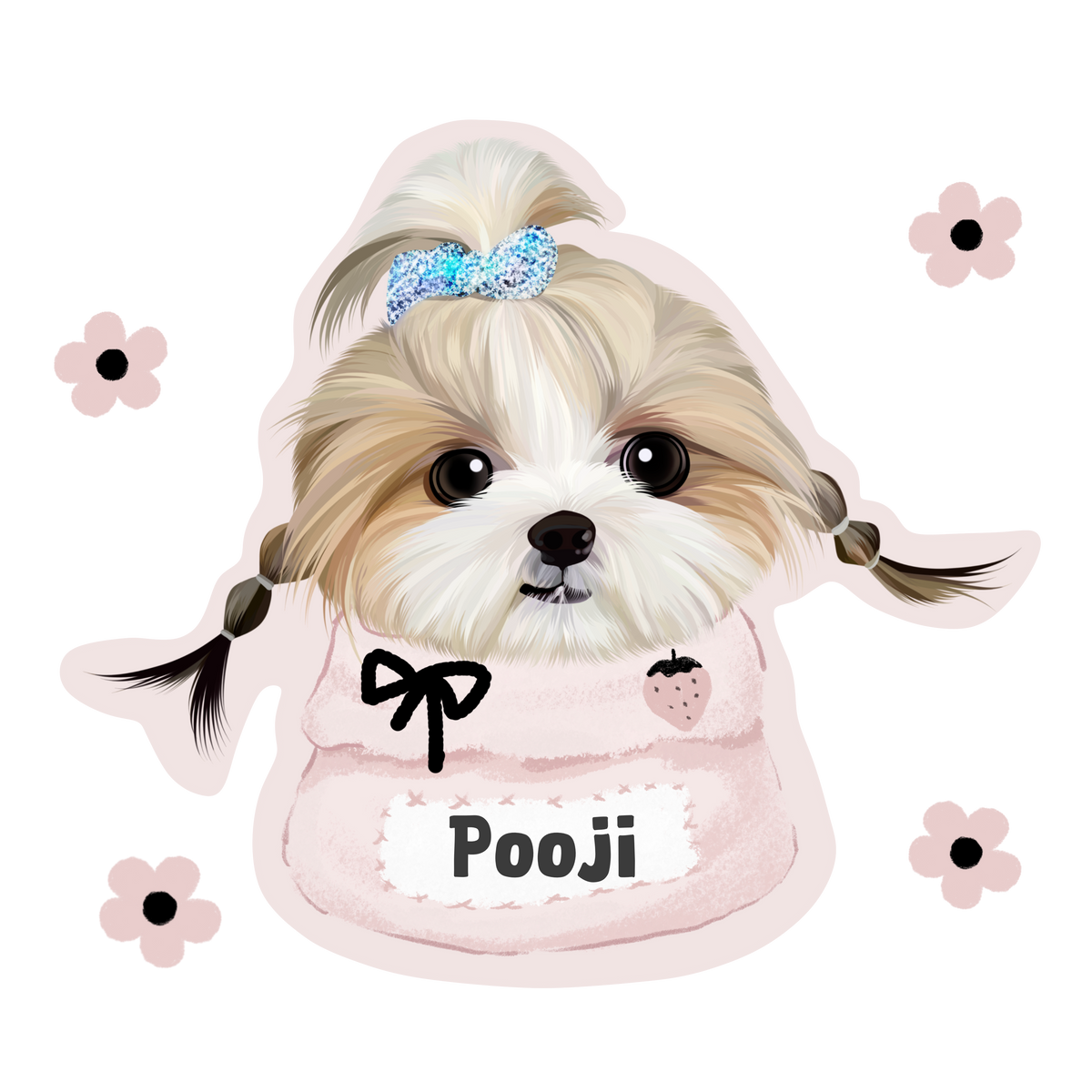 Pooji - Custom Pet Car Deca