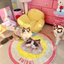 Pooji - Custom Pet Portrait Rug - Round