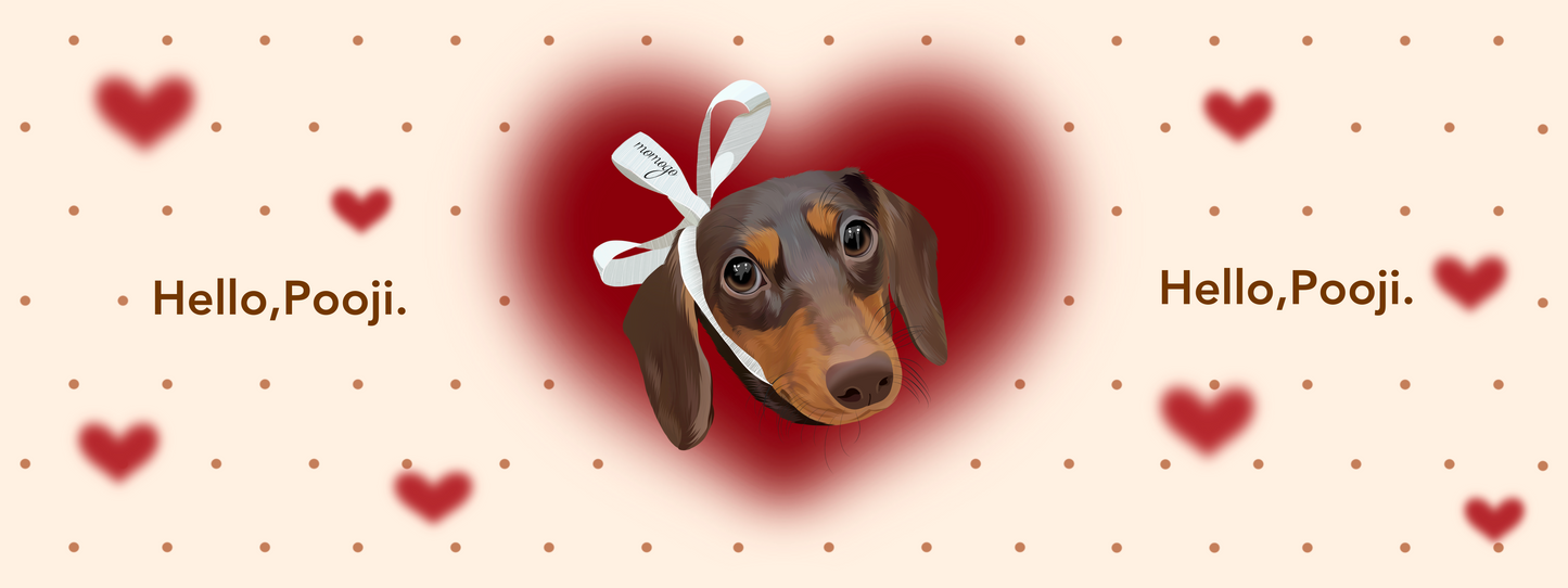 Pooji - Custom Pet Desk Mat Mouse Mat