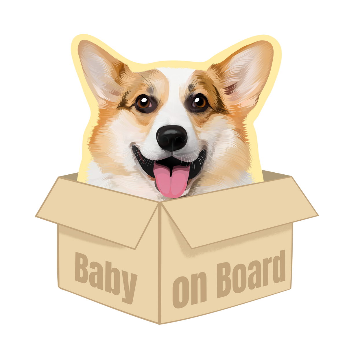 Pooji - Custom Pet Car Deca
