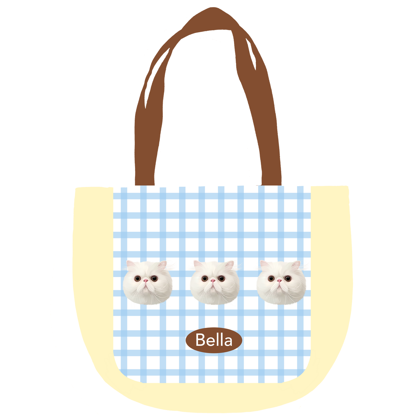 Pooji - Custom Pet Portrait Canvas Tote