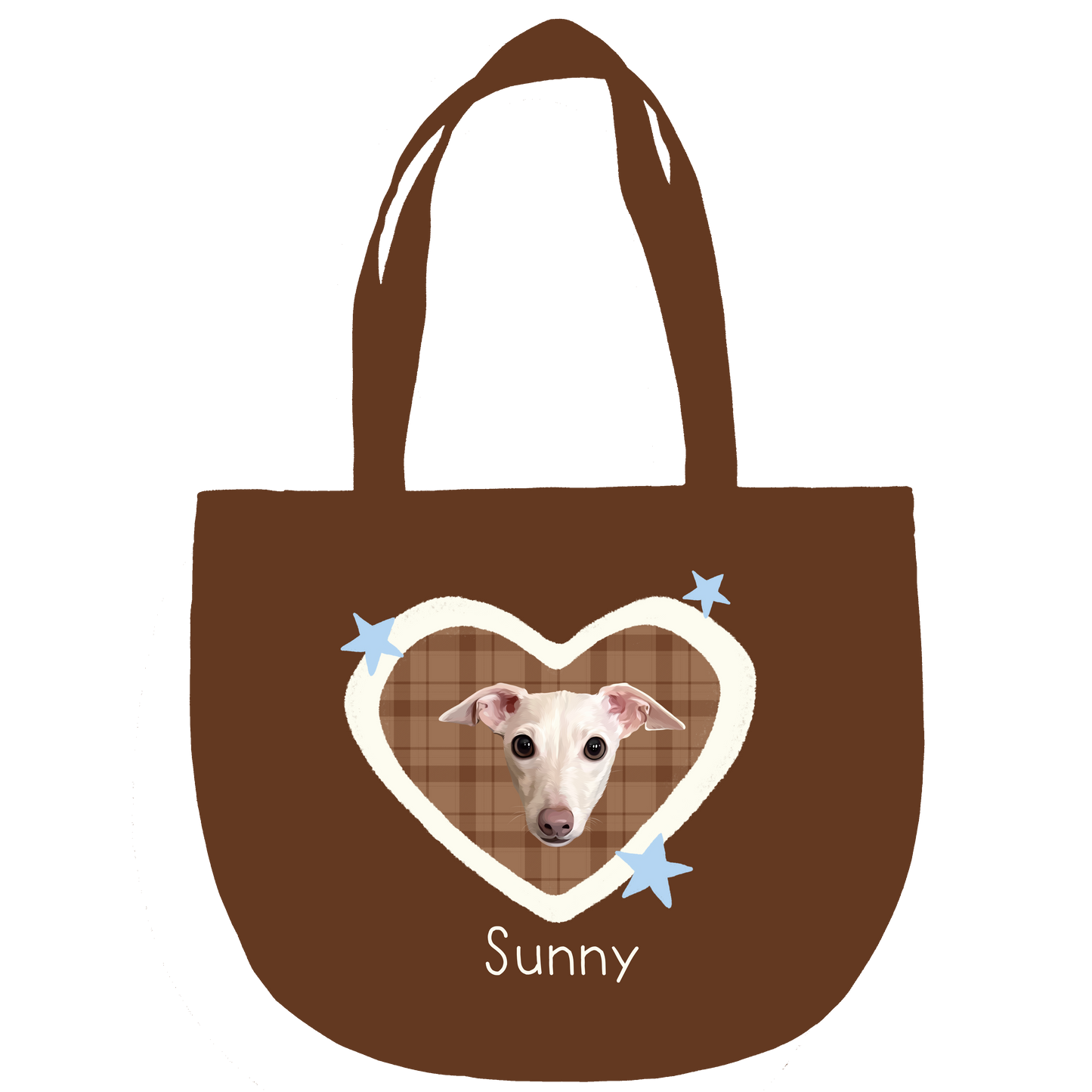 Pooji - Custom Pet Portrait Canvas Tote