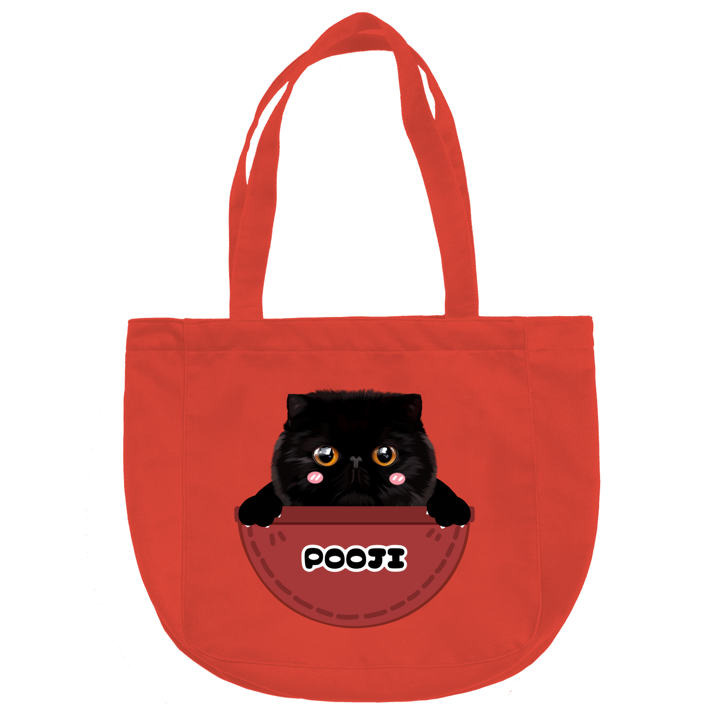 Pooji - Custom Pet Portrait Canvas Tote