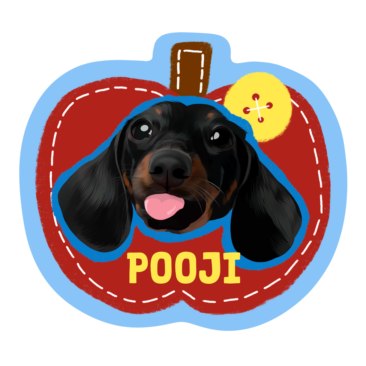 Pooji - Custom Pet Car Deca