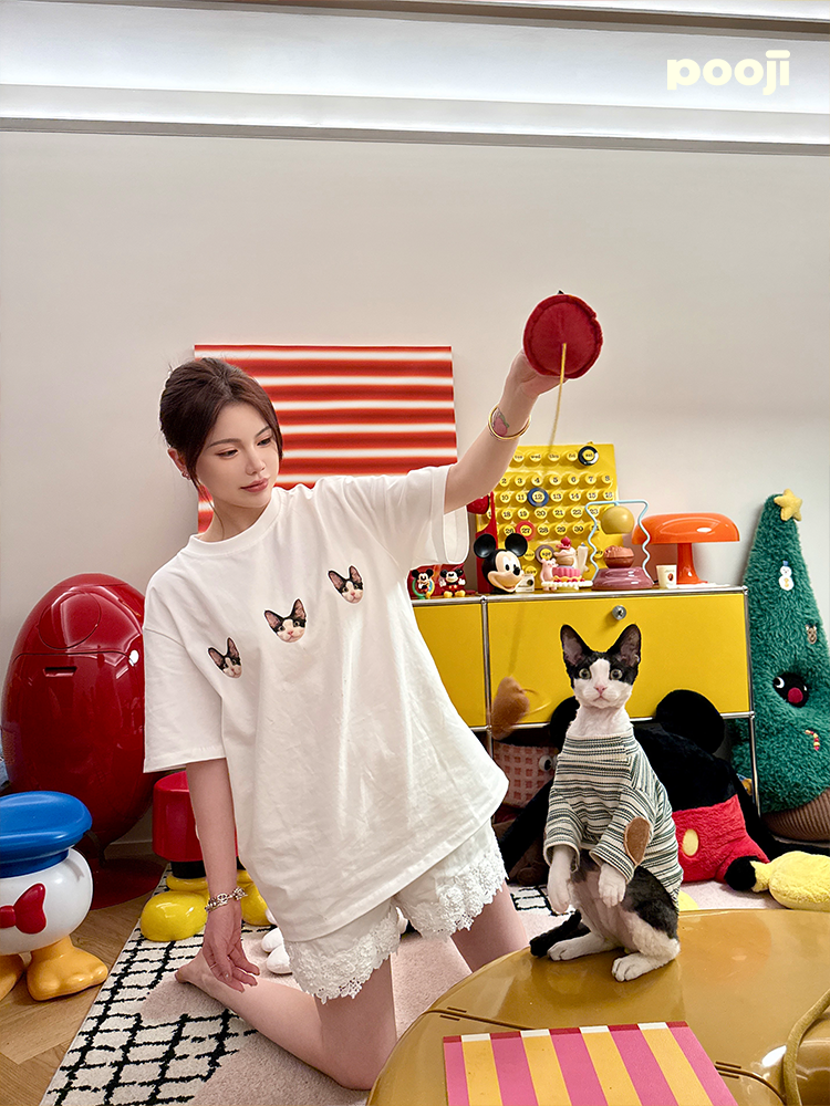 Pooji - Short Sleeve 100% Cotton Pet T-shirt