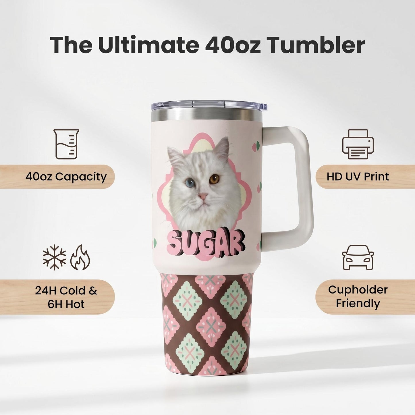 1200ml Customized Stainless Tumbler
