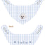 100% Cottom Customized Pet Bandana Bibs