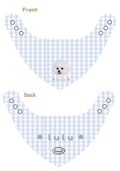 100% Cottom Customized Pet Bandana Bibs