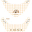 100% Cottom Customized Pet Bandana Bibs