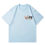 Customized Pet Portrait Embroidery T Shirt - 2 Portraits
