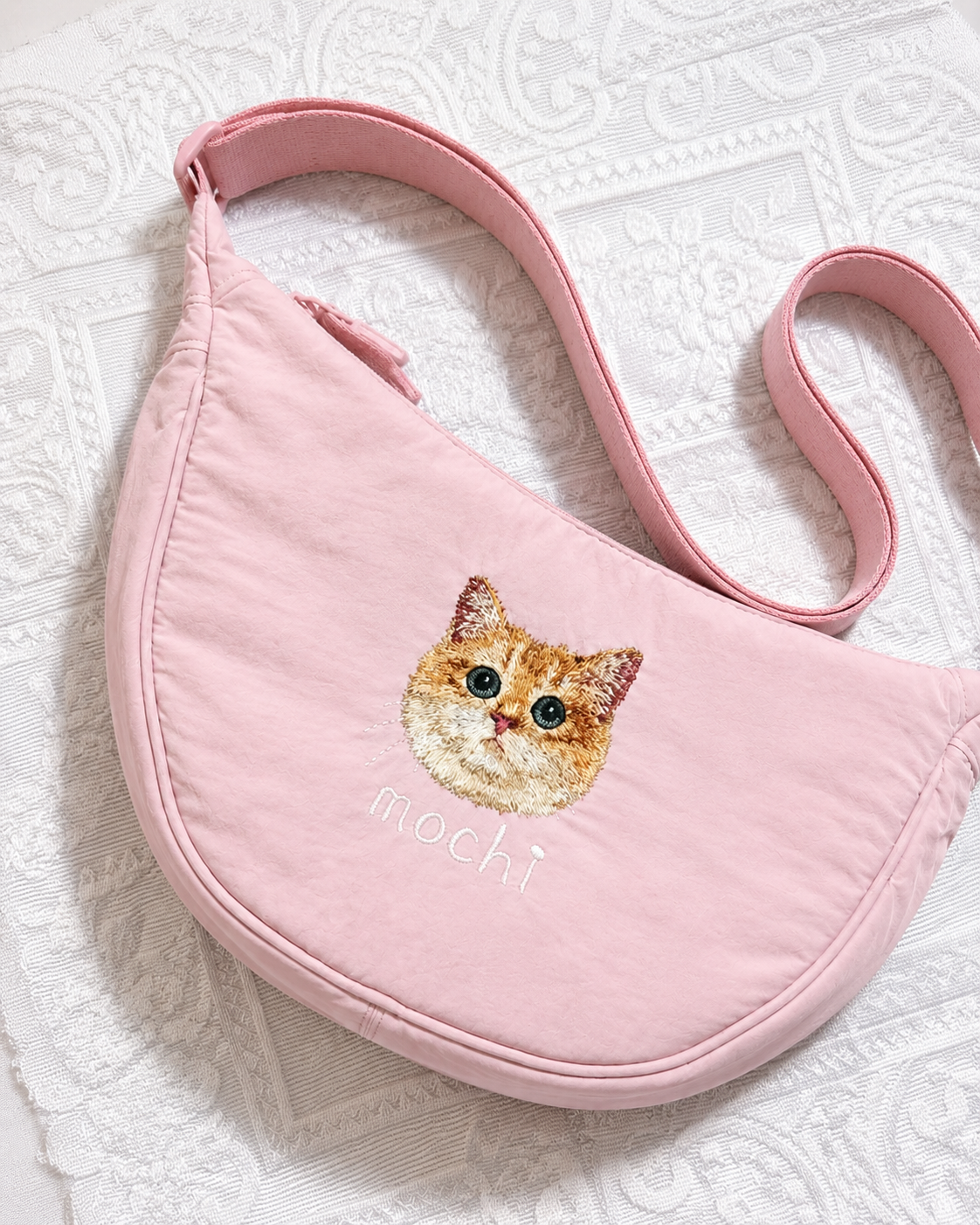 Fuwawa - Small Customized Embroidery Bag Cross Body Bag Handbag