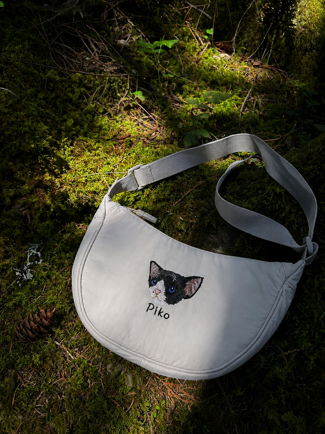 Fuwawa - Small Customized Embroidery Bag Cross Body Bag Handbag