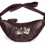 Fuwawa - Embroidery PU Leather Crossiant Bag