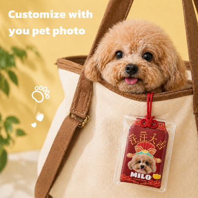 Customized Pet Photo Omamori Blessing Chain