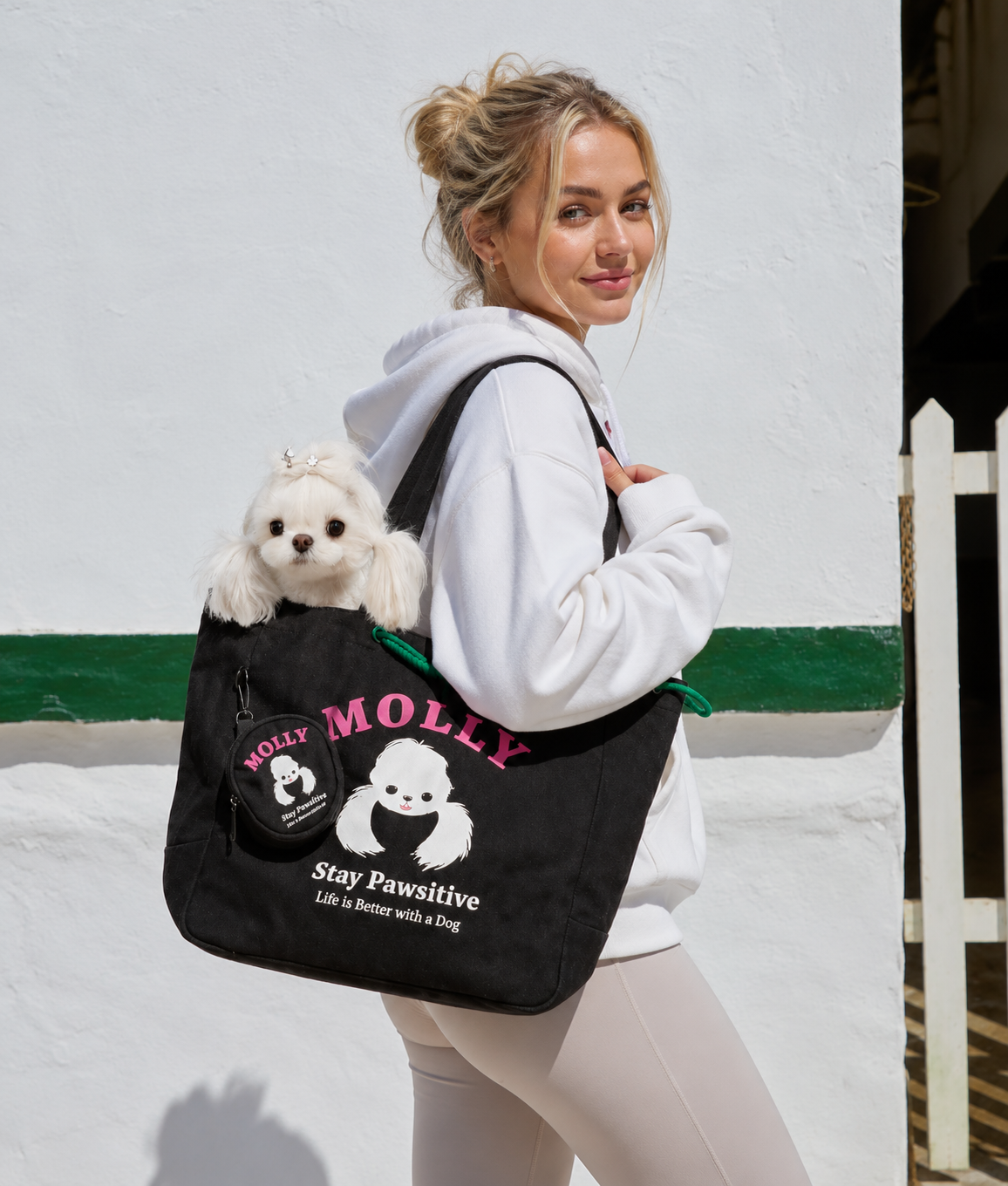Customized Nylon Pet Tote Bag