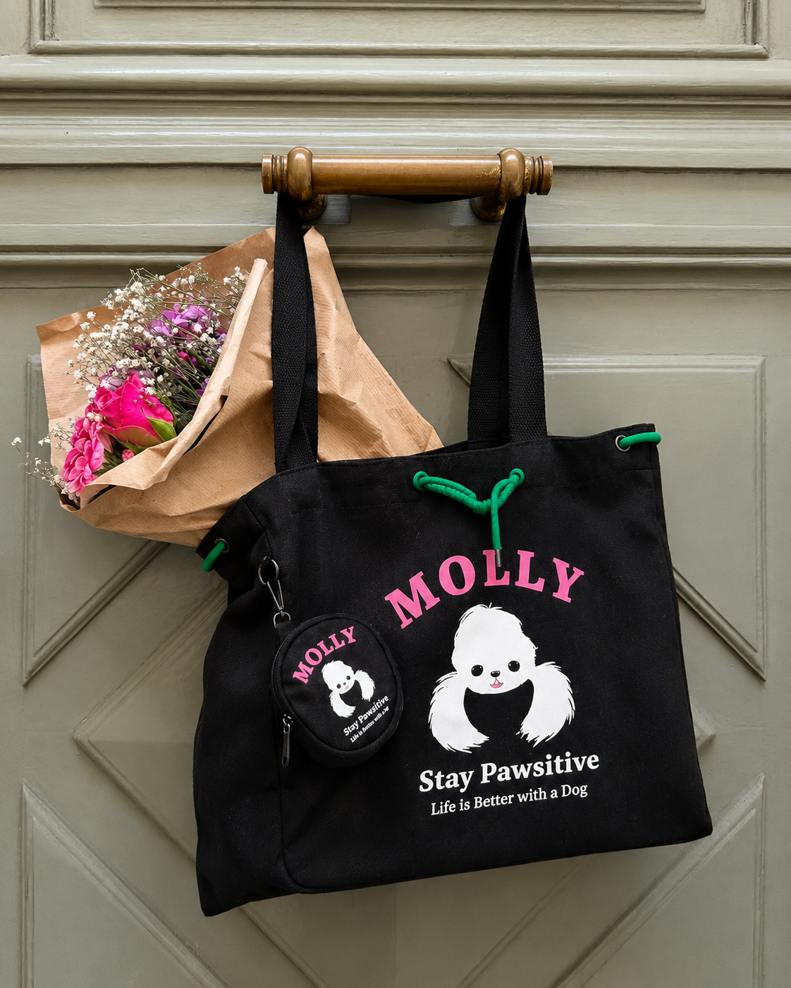 Customized Nylon Pet Tote Bag