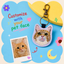 Pet Portrait Emboridery Key Chain