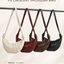 Fuwawa - Embroidery PU Leather Crossiant Bag