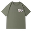 Customized Pet Portrait Embroidery T Shirt - 2 Portraits
