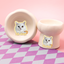 Customized Pet Face Ceramic High-Foot Bowl