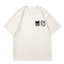 Customized Pet Portrait Embroidery T Shirt - 2 Portraits