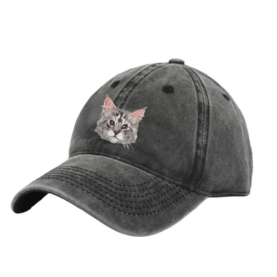 Customized Pet Portrait Embroidery Cap