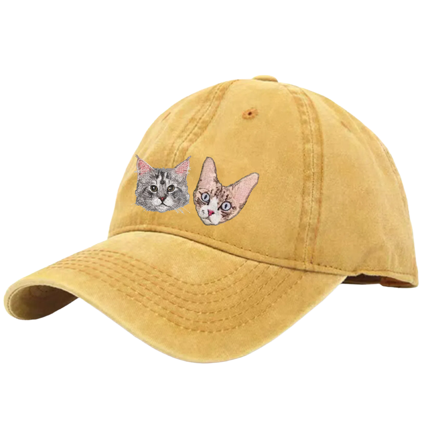 Customized Pet Portrait Embroidery Cap