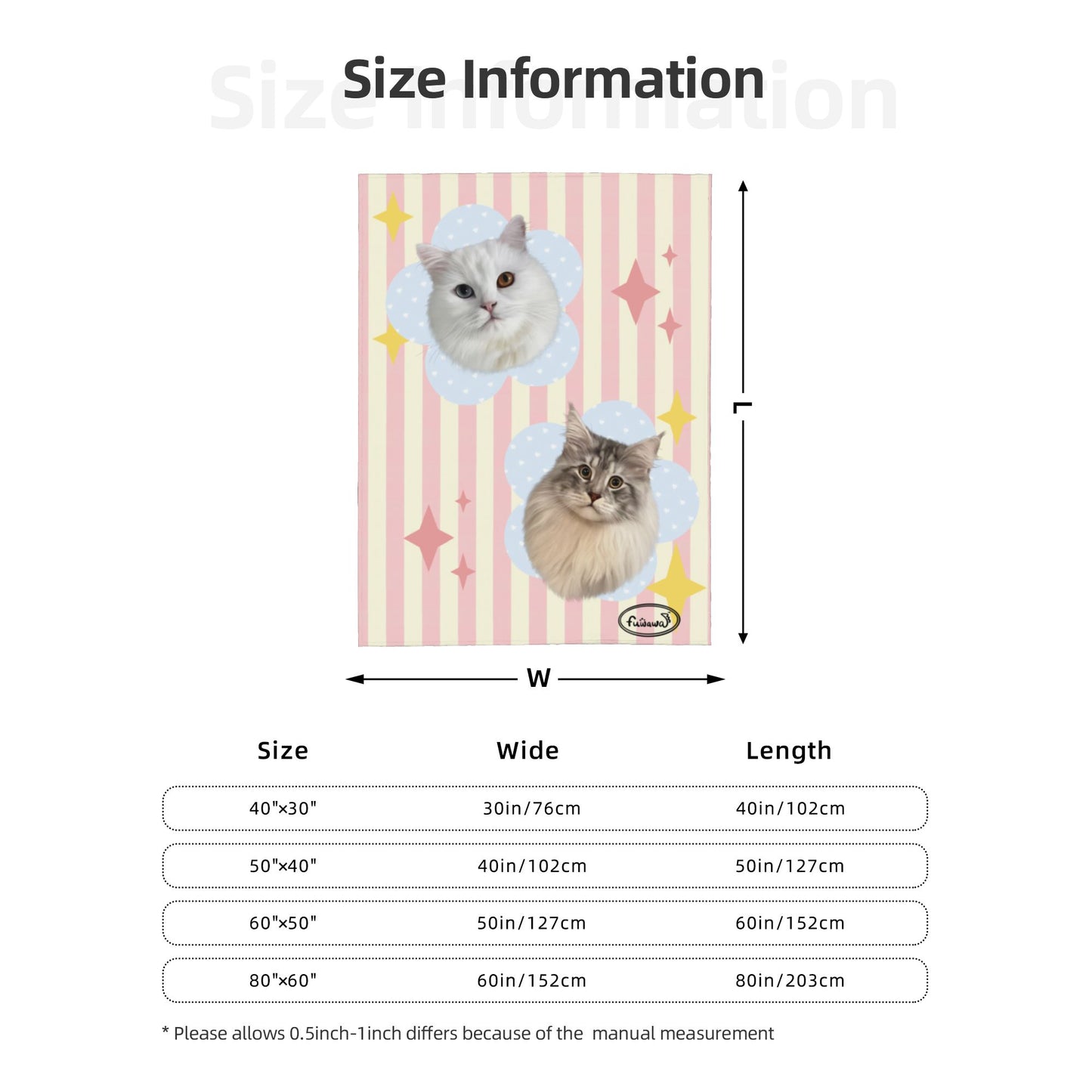 Customized Pet Portrait Blanket