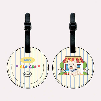 Customized PU Leather Luggage Tag